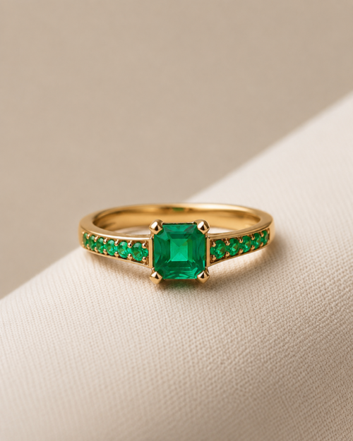Anillo Esmeralda Imperial