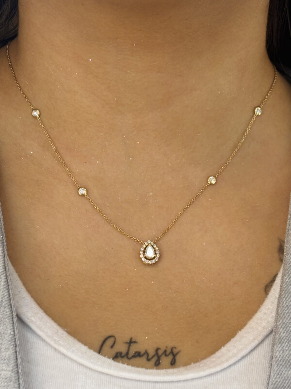 Cadena gota diamante